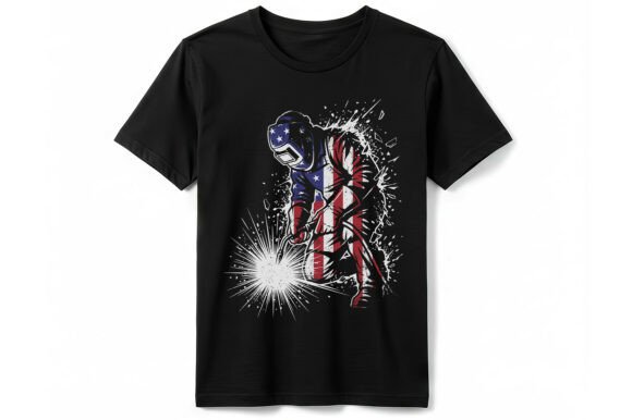 American Pride Welder Hero T-shirt: Perfect for Graphics and T-Shirt Designs