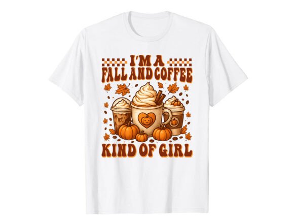 Charming Coffee Lover Autumn T-Shirt Graphics