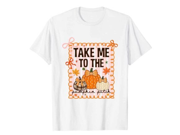 Charming Pumpkin Patch Quote for Fall T-Shirt Designs