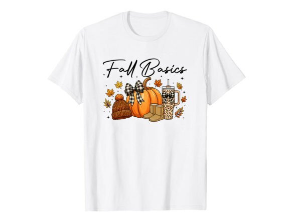 Cozy Autumn Essentials: A Perfect Fall T-Shirt Design