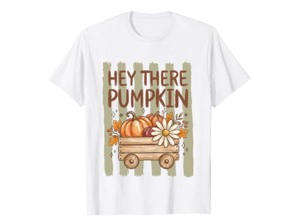 Hey There Pumpkin Fall T-Shirt: A Charming Graphics Asset