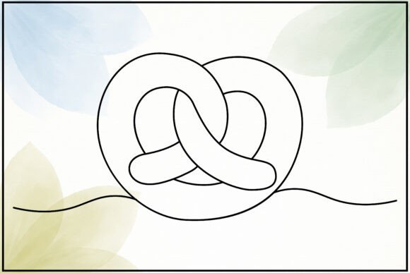Review: Pretzel Bites Line Art for Creative Graphics and Illustrations