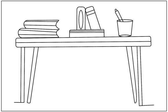 Teacher Table Books Line Art: An Embroidery Designer's Honest Review